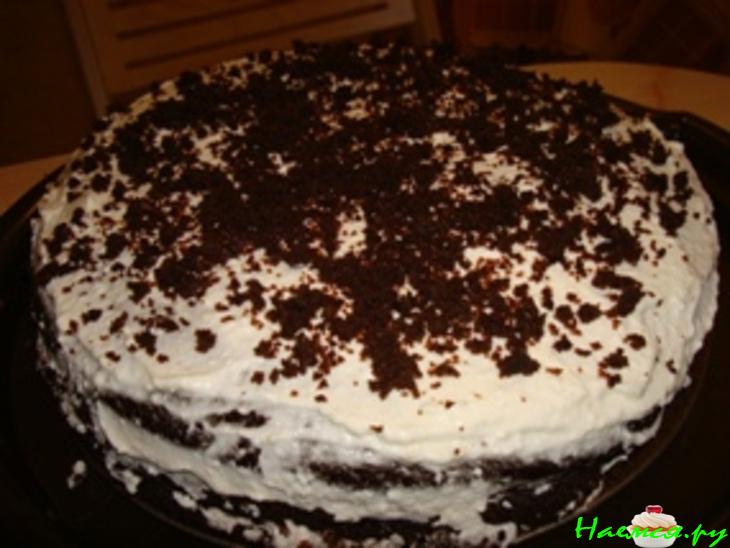 Тортик "Шоколад на кипятке"