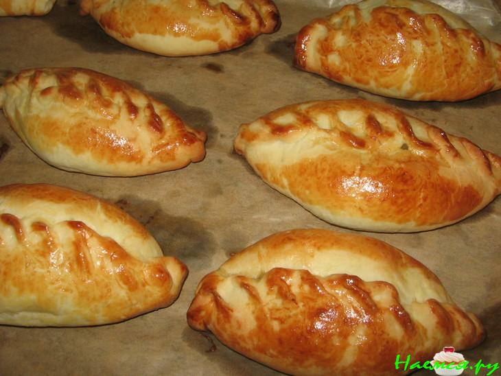 Пирожки из дрожжевого теста без расстойки, из холодильника Пирожки из дрожжевого теста без расстойки, из холодильника