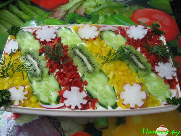 Салат "Морские Акварели"