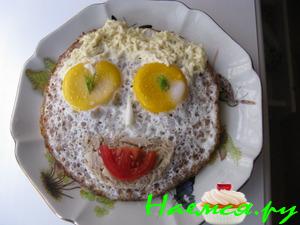 Яичница с гречкой "Чудик" для детей