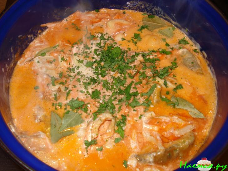 Рыба в томате с майонезом