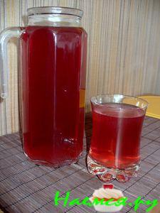 Компот яблочный с черникой