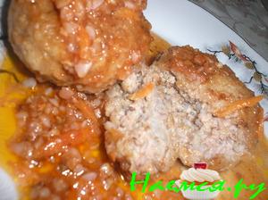 Гречневые тефтельки в томатном соусе