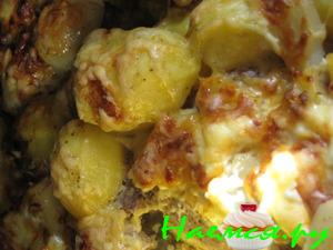 Мясо с ананасами и гарниром