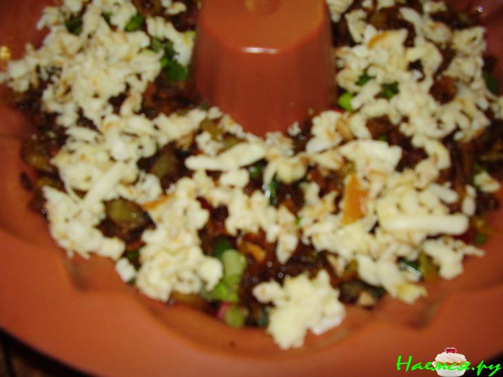 Пирог с куриной печенкой Пирог с куриной печенкой