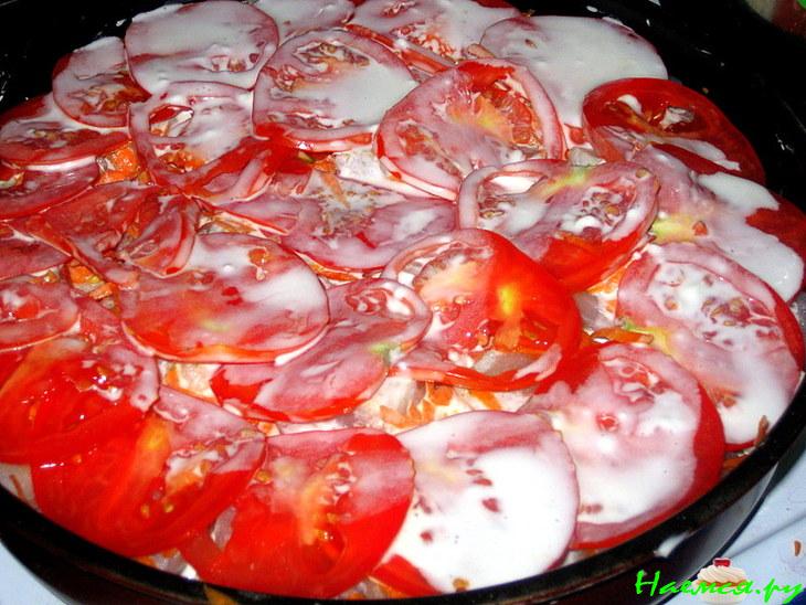 Рыбная запеканка (океанический окунь)