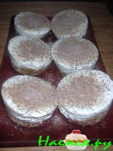 Мятно-творожные пирожные (чизкейки)