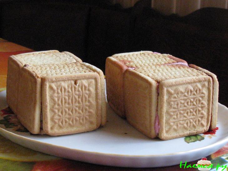 Мини-торт или пирожное без выпечки (два вида)