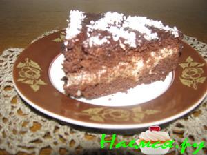 Шоколадно-лимонный торт "Молния"