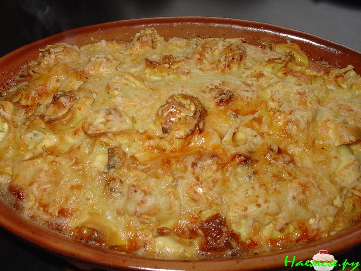 Запеканка с тортеллини