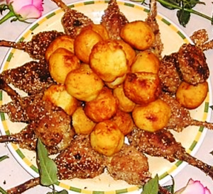 Фаршированные куриные крылышки