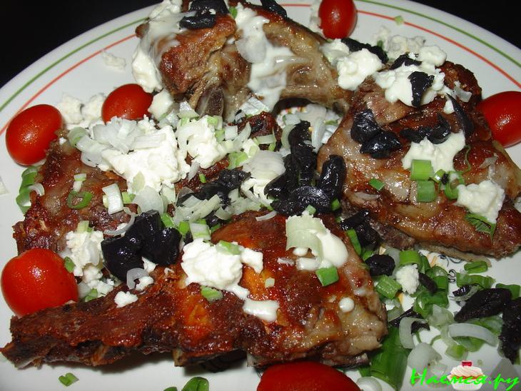 Жаренные pебрышки на ужин Жаренные pебрышки на ужин