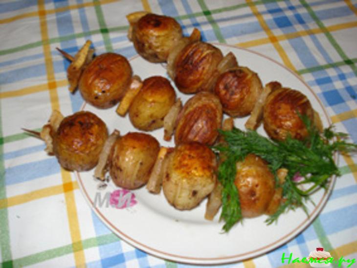 Шашлык из картошки