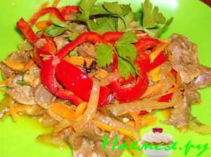 Хе из куриных желудков