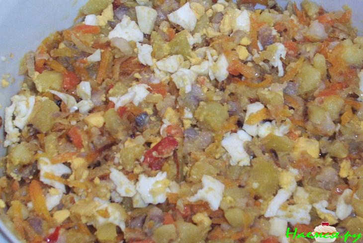 Салат "Фантазия" с селедкой