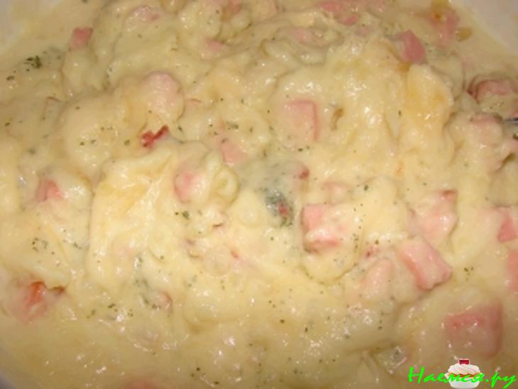 Картофельное пюре в горшочке