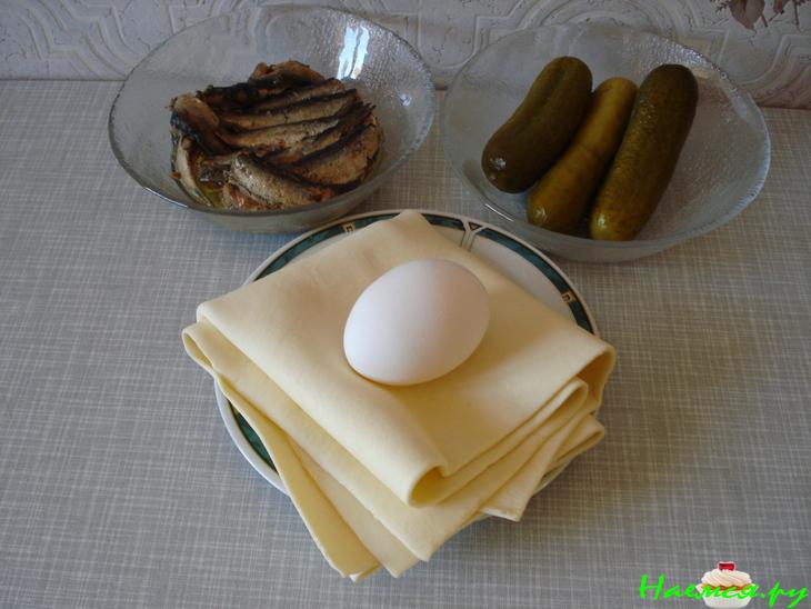 Шпроты в пальто