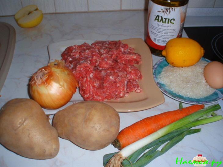 Юварлакя - Тефтелевый греческий суп