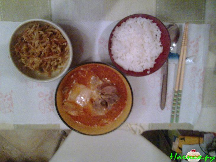 Корейский суп "Кимчхи Хедянкуг"