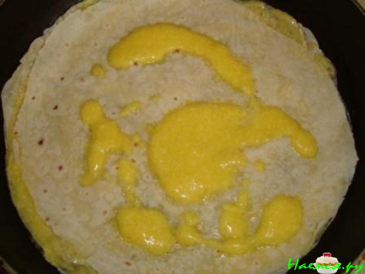 Пирог из лаваша с зеленью и сыром