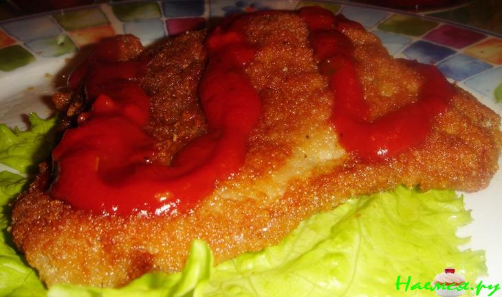 Соус и мясо (отбивные замаринованные в яйце) Соус и мясо (отбивные замаринованные в яйце)