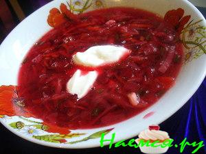 Борщ "Витаминный" (постный)