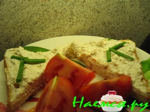 Бутерброды закусочные с творогом