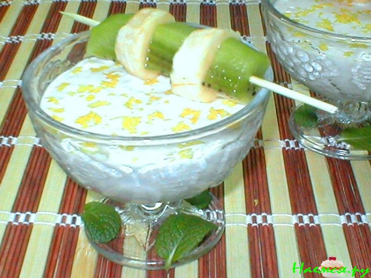 Крем из бананов и йогурта