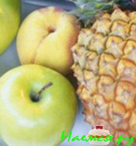 Салат фруктовый "Звездное небо"