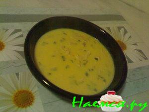 Нежный куриный крем-суп