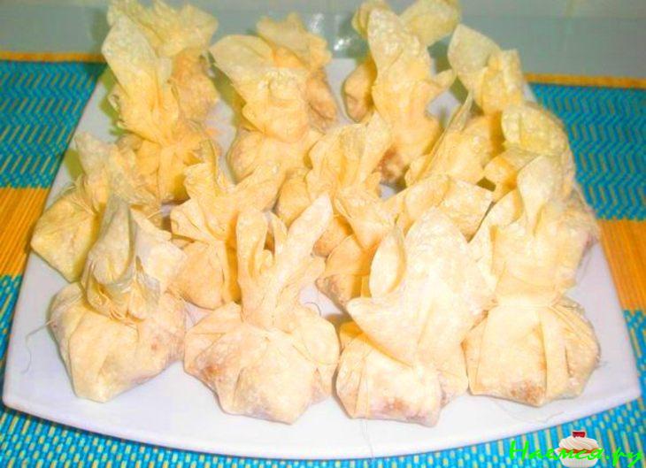 Пирожочки из теста филло