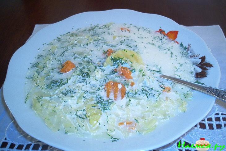 Суп сметанный "Послепраздничный"