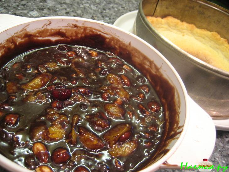 Флорентийский пирог (наоборот) с шоколадной ириской