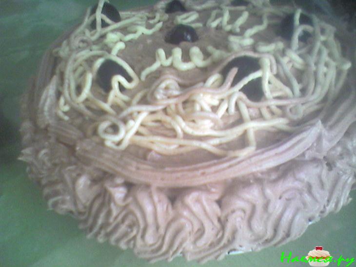 Торт 'Вишнево-шоколадно-ореховый'