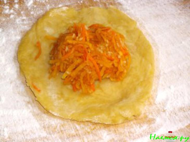 Постные пирожки с тыквой