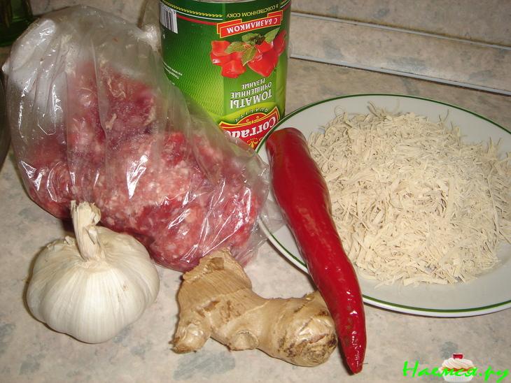 Острый суп с домашней лапшой