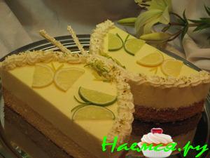 Торт 'Бабочка' с лимонным желе