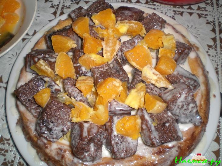 Торт "Панчо" со взбитыми сливками