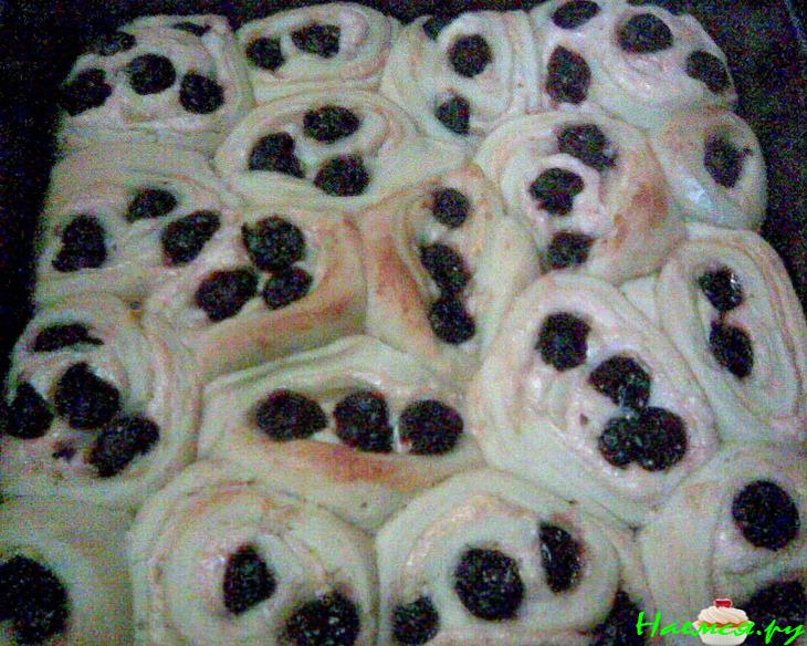 Вишнево-творожный пирог