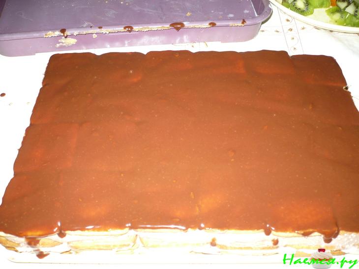 Торт печеньковый