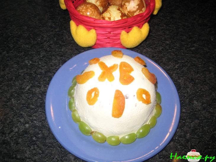 Пасха творожно-ванильная с изюмом Пасха творожно-ванильная с изюмом