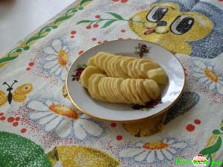 Треска с кабачками и сыром