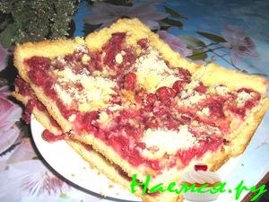 Вишневый пирог с ванилью