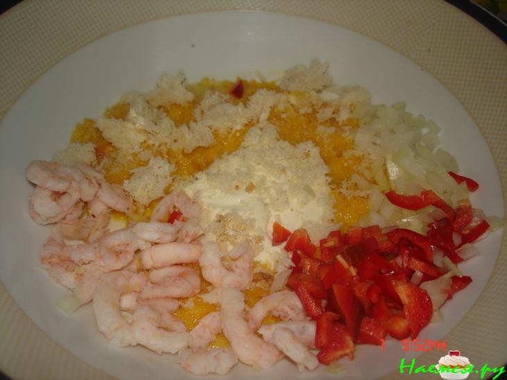 Слойки с креветками