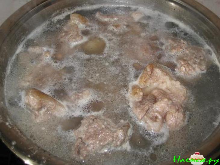 Холодец свиной с телячьим хвостом