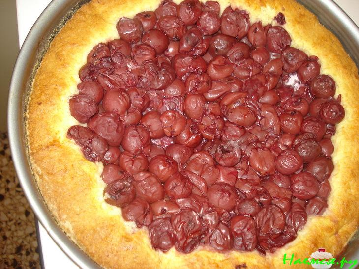 Пирог творожный "Вишенка"