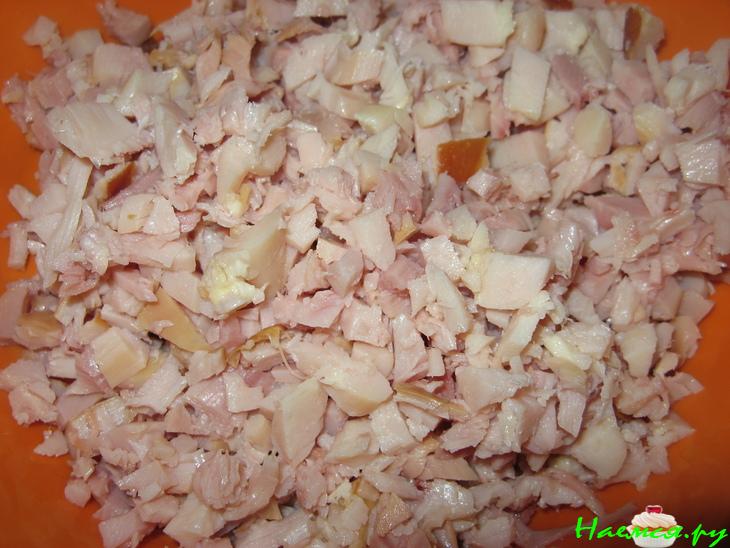 Салат "Гроздья рябины"