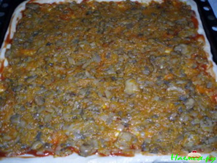 Грибная пицца "Для всей семьи" Грибная пицца "Для всей семьи"