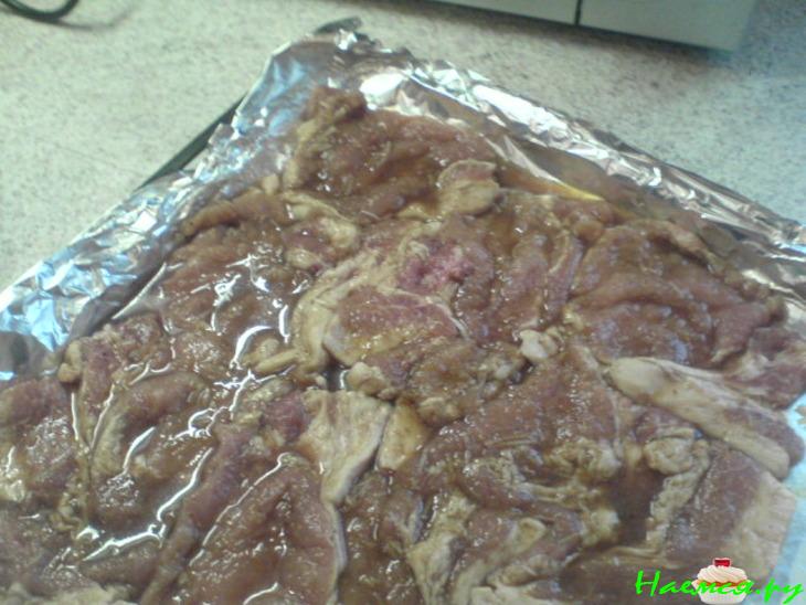 Свинина в медово-соевом маринаде