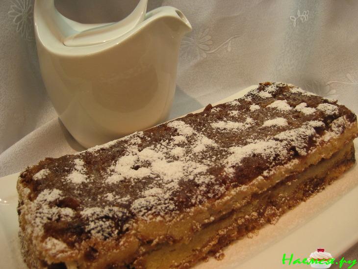 Яблочный пирог "Лентяй"